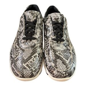 SAS Tour II Sneakers Women’s 10W Black & Grey Snake Print Walking Shoes